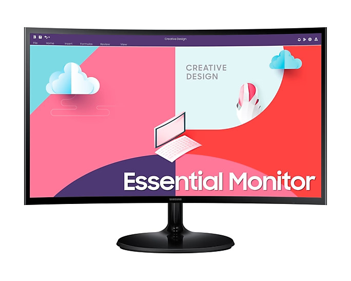 Monitor, Samsung, LS24C360, 24" S36C